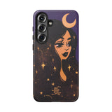 Moon Girl Purple Phone Case
