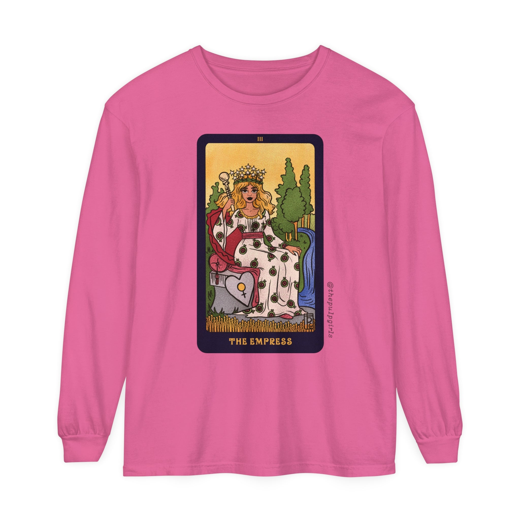 The Empress Tarot Long Sleeve Tee