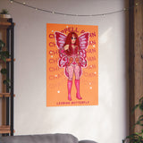 Lesbian Butterfly Chappell Roan Poster