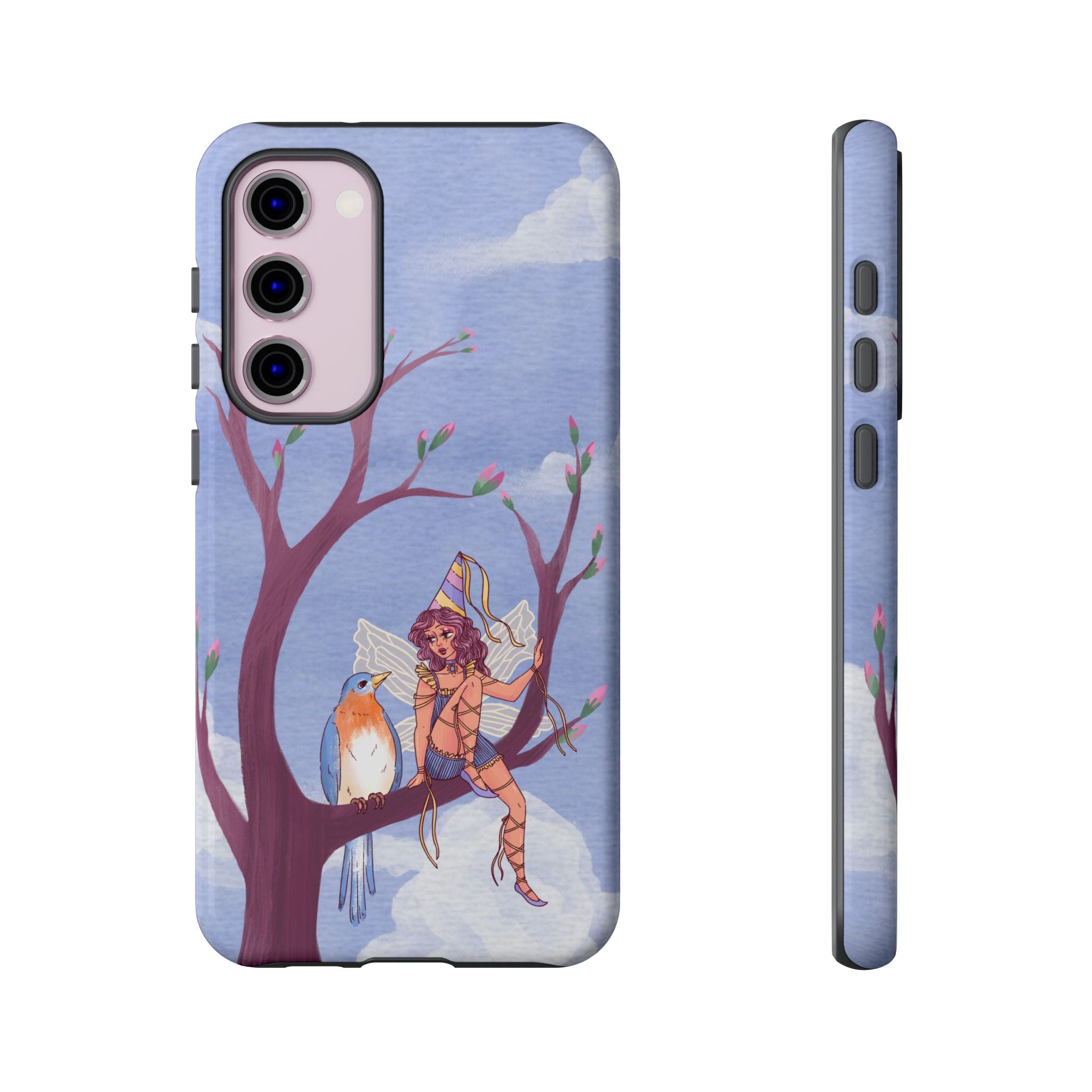 Blue Bird & Fairy Phone Case