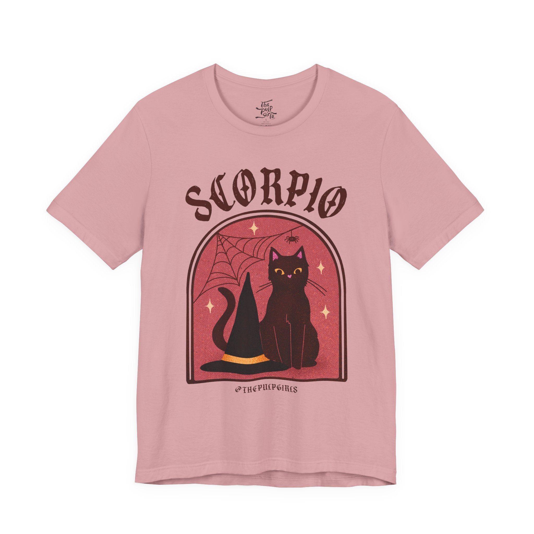 Scorpio Spooky Cat Astrology Tee