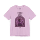 Spooky Pisces Cat Astrology Tee