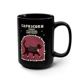 Halloween Cat Capricorn Astrology Mug 15oz