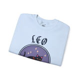 Leo Spooky Cat Astrology Crewneck
