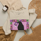 Leo Whimsical Crow Crewneck Sweatshirt