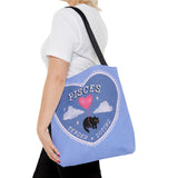 Pisces Love Cat Astrology Tote