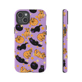 All The Kitties Phone Case - Purple