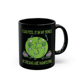 Manifesting Dreams Skeleton Mug