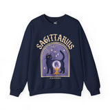 Sagittarius Spooky Cat Astrology Crewneck