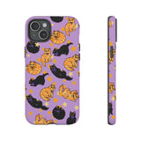 All The Kitties Phone Case - Purple