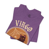 Virgo Spooky Cat Astrology Tee