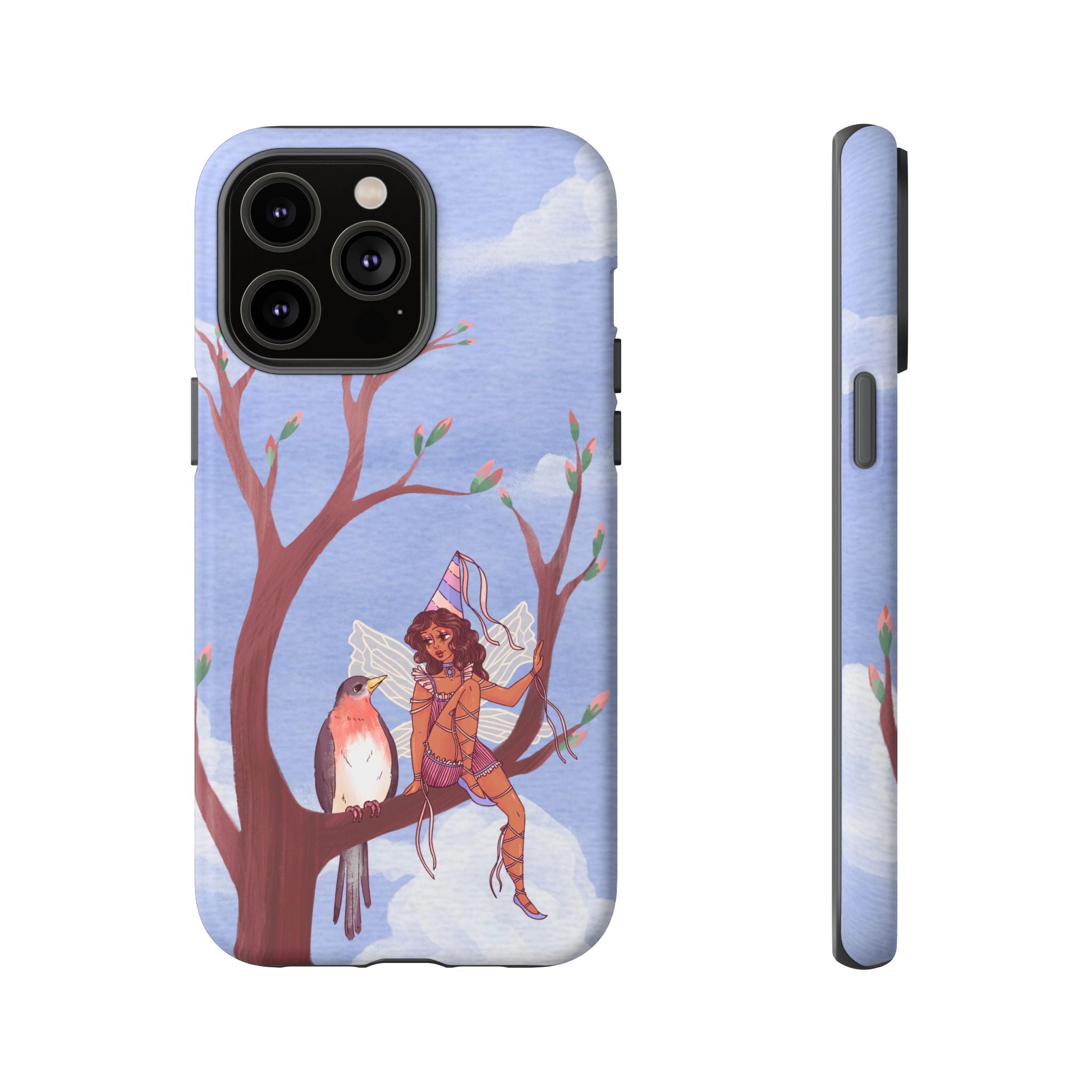 Pink Bird & Fairy Phone Case