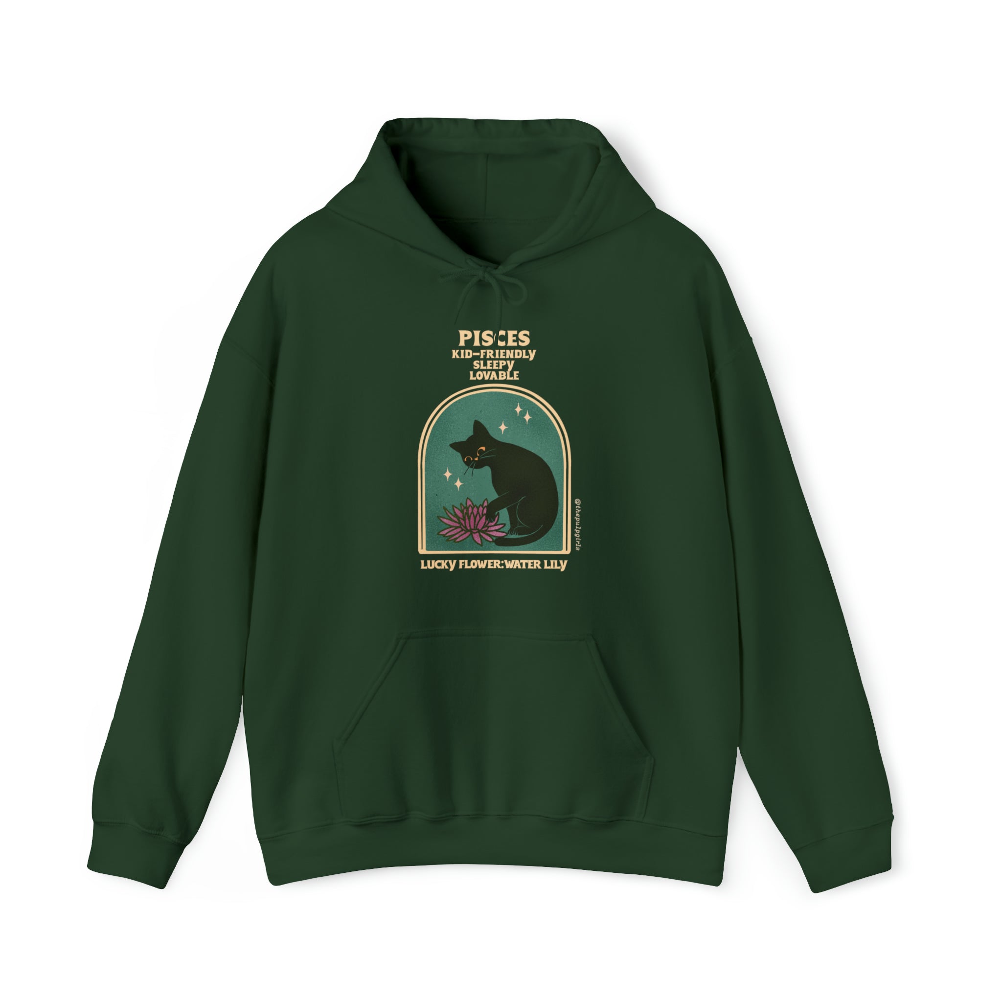 Pisces Cat Astrology Hoodie