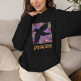 Pisces Whimsical Crow Hoodie