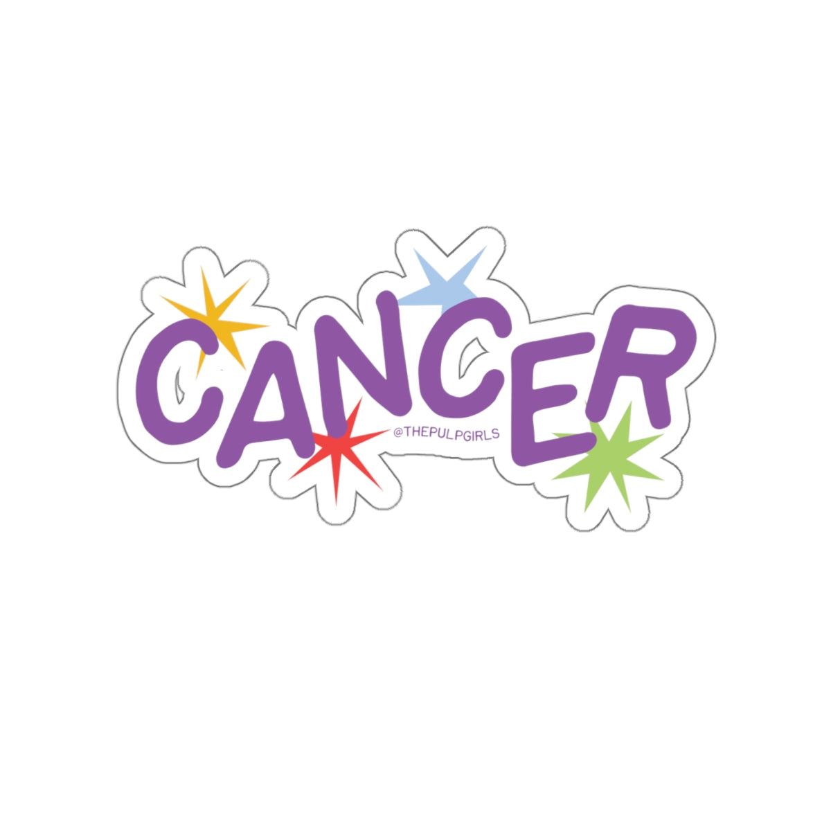 CANCER Kawaii Vinyl Stickers