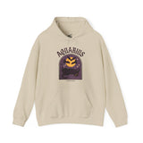 Aquarius Spooky Cat Astrology Hoodie