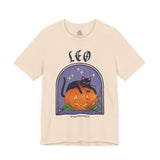 Leo Spooky Cat Astrology Tee