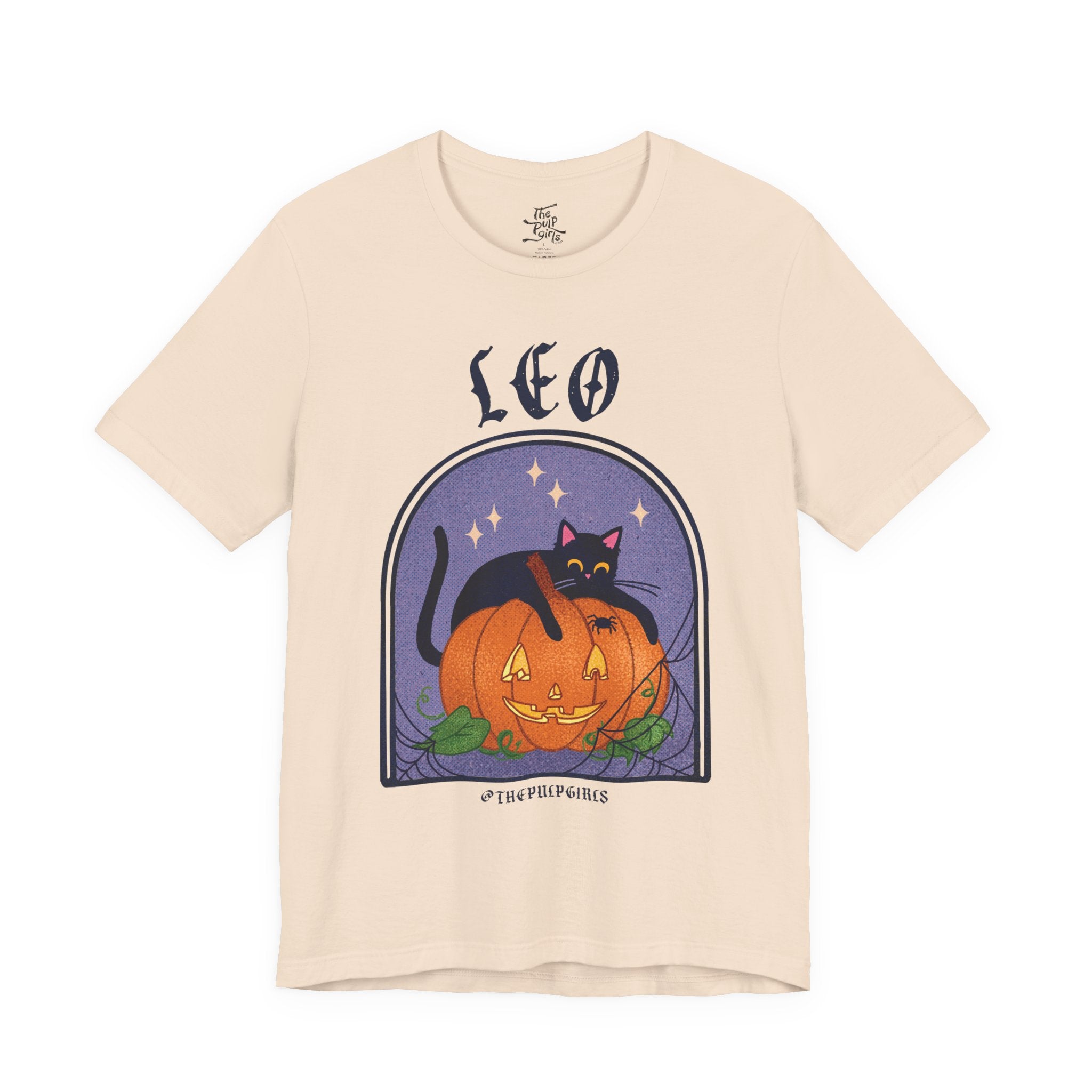 Leo Spooky Cat Astrology Tee