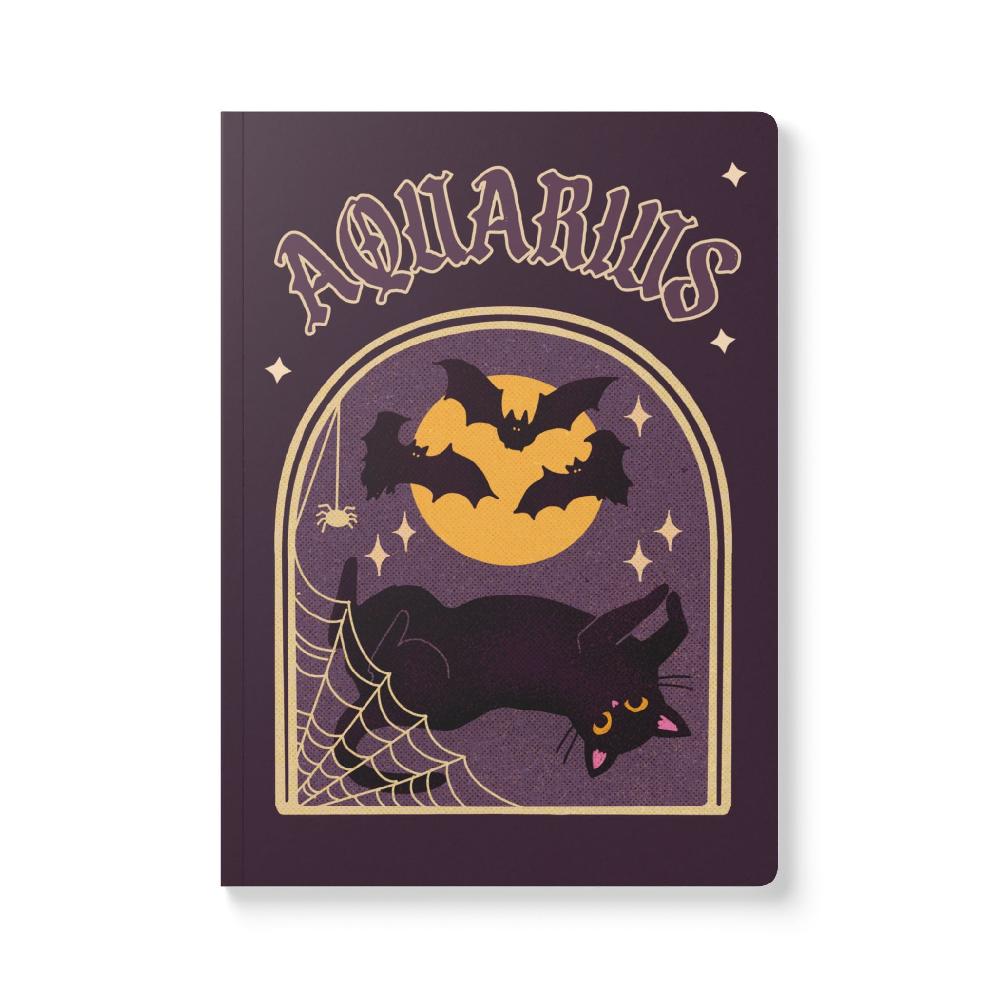 Aquarius Spooky Cat Astrology Journal