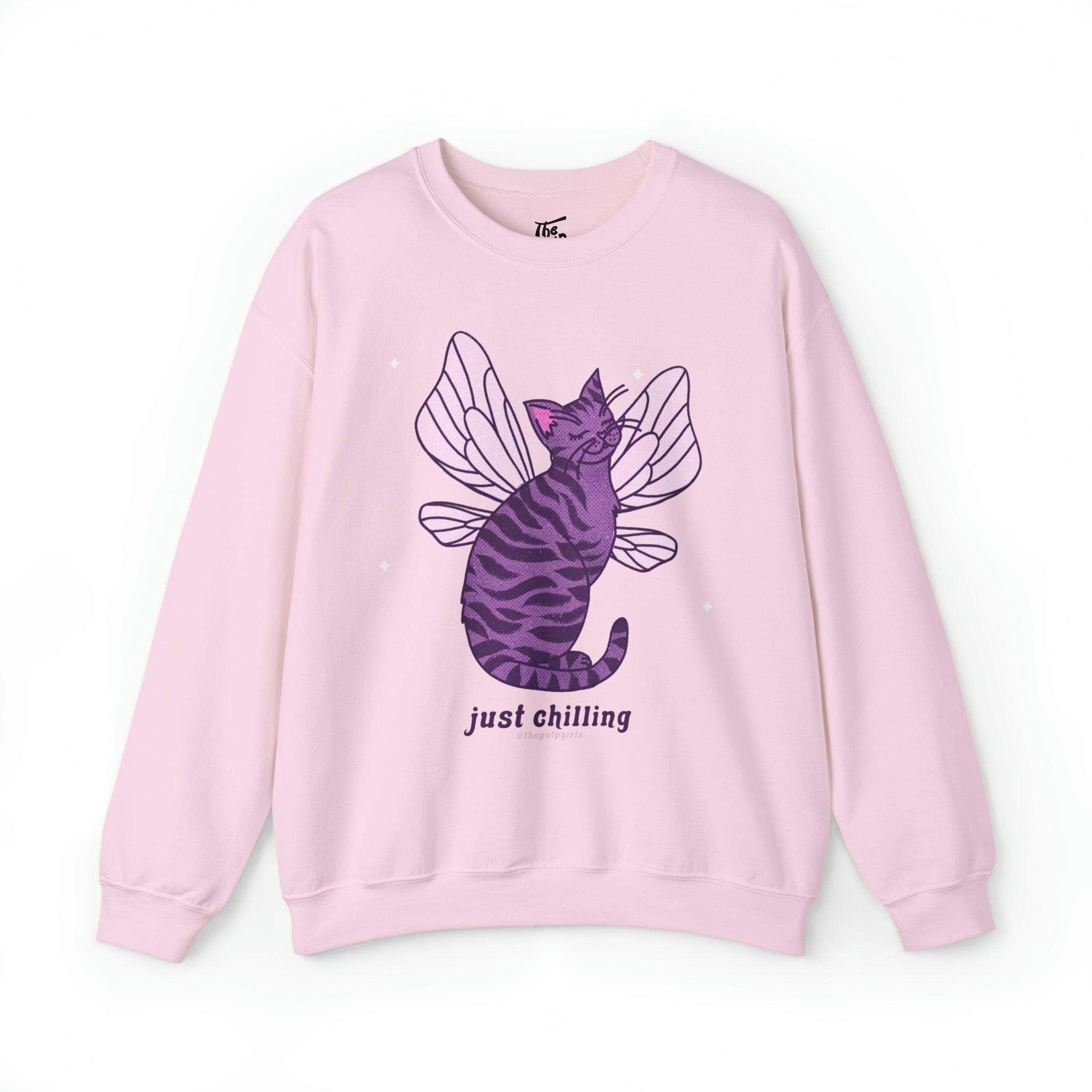Just Chilling Fairy Cat Crewneck