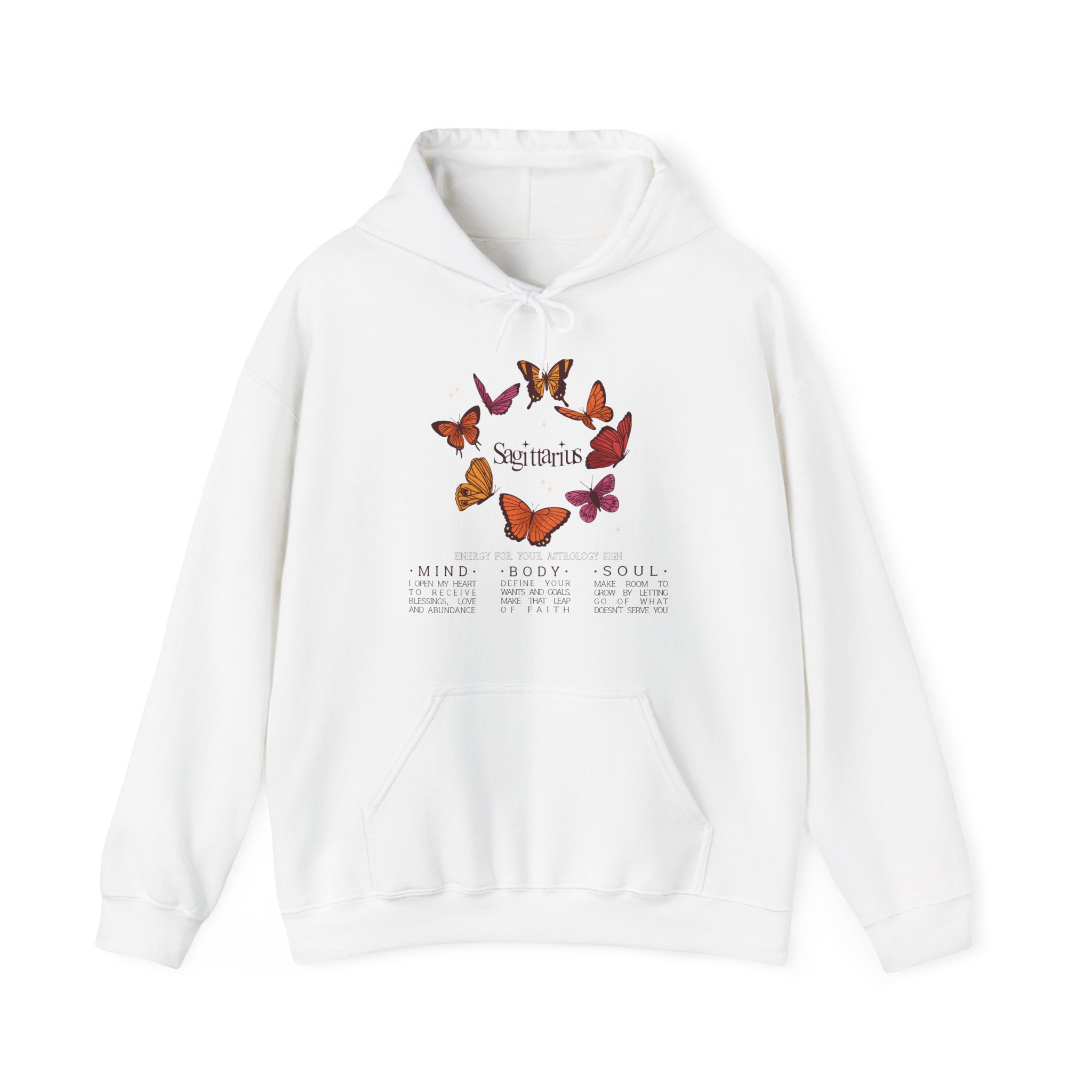 Sagittarius Butterfly Astrology Hoodie