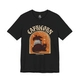Capricorn Spooky Cat Astrology Tee