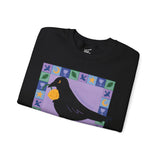 Taurus Whimsical Crow Crewneck Sweatshirt