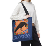 Scorpio Whimsical Crow Tote Bag