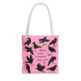 More Trinkets Crow Tote Bag