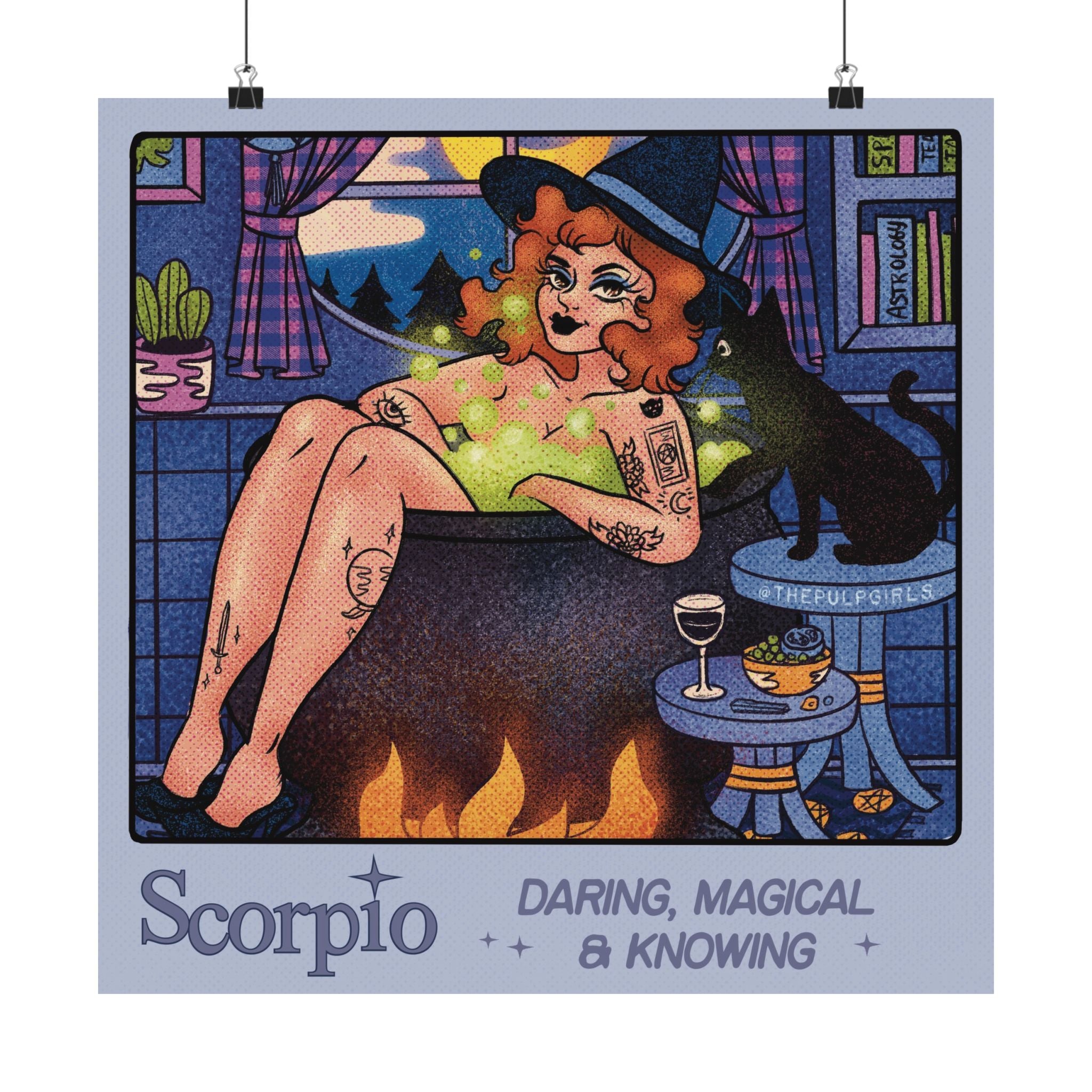 Scorpio Witch Art Print