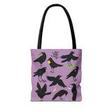 Crow Collecting Trinkets Tote Bag