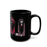 Pinup Vampire Bat Babes Retro Halloween Mug