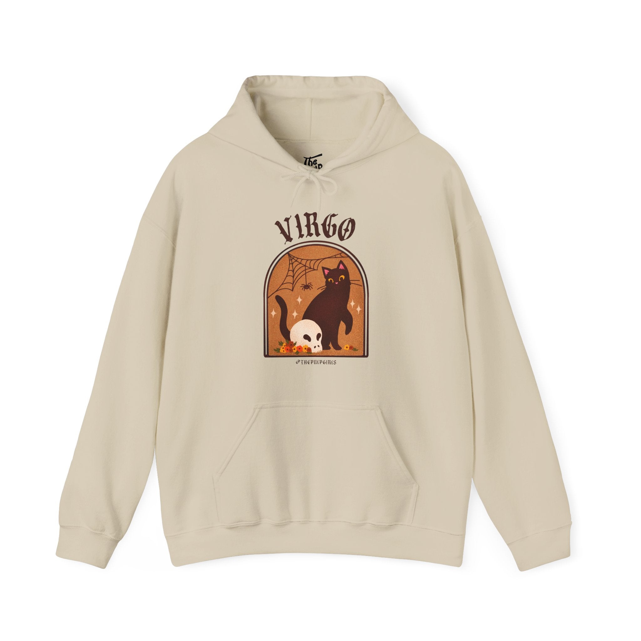 Virgo Spooky Cat Astrology Hoodie