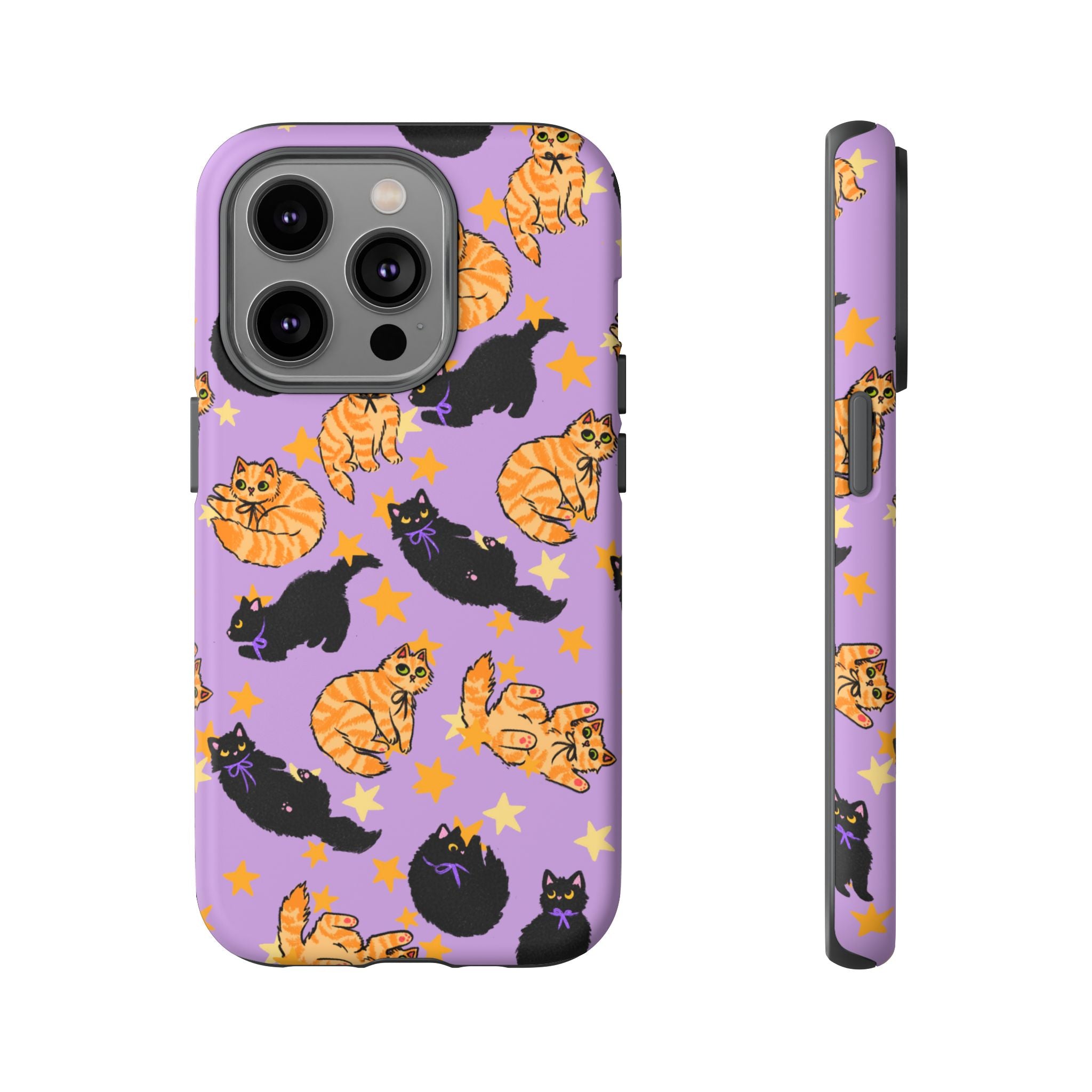 All The Kitties Phone Case - Purple