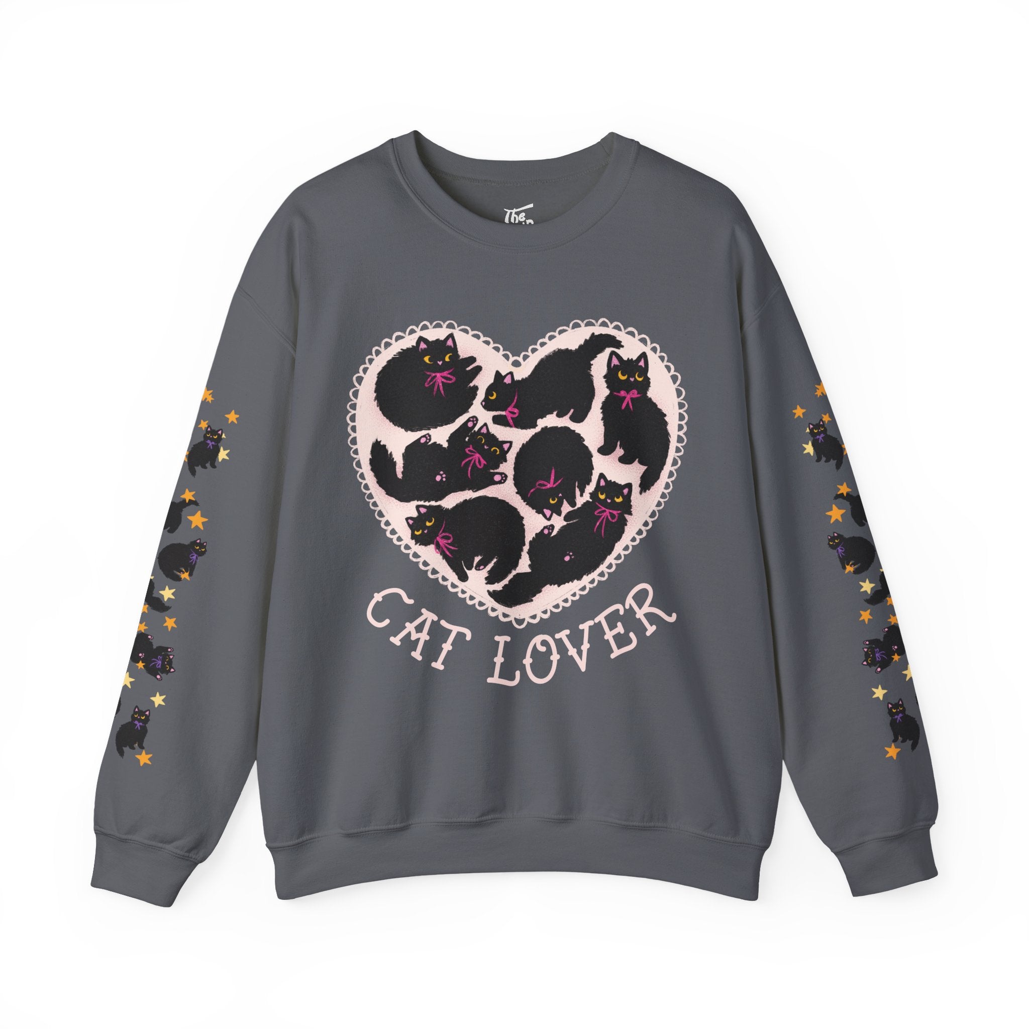 Black Cat Lover Crewneck Sweatshirt