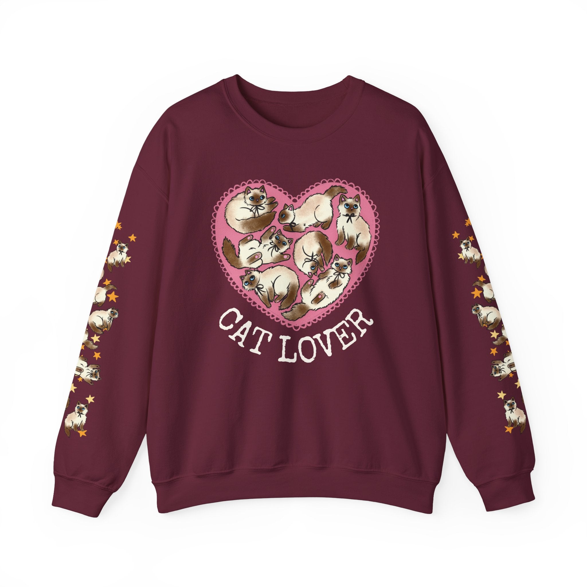 Siamese Cat Lover Crewneck Sweatshirt