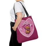 Aries Lover Dog Astrology Tote