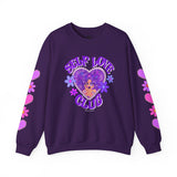 Self Love Club Purple Crewneck Sweatshirt