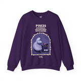 Pisces Halloween Cat Astrology Crewneck