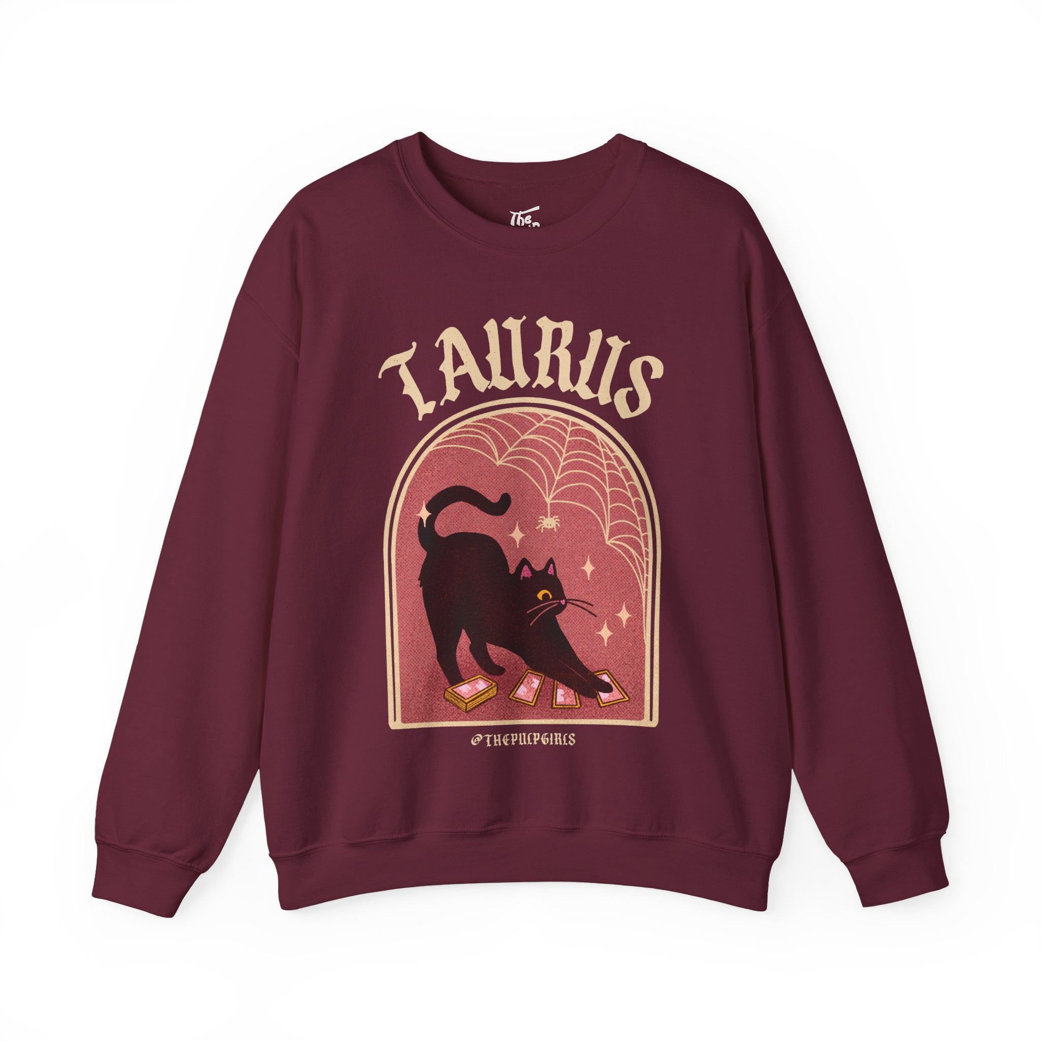 Taurus Spooky Cat Astrology Crewneck