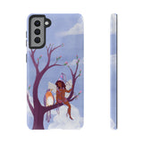 Purple Bird & Fairy Phone Case