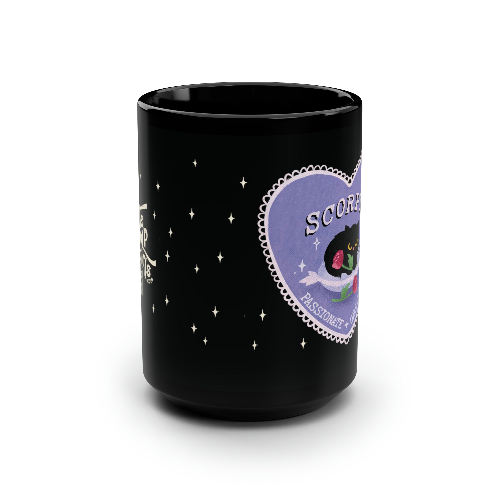 Love Cat Astrology Mug - Scorpio 15oz
