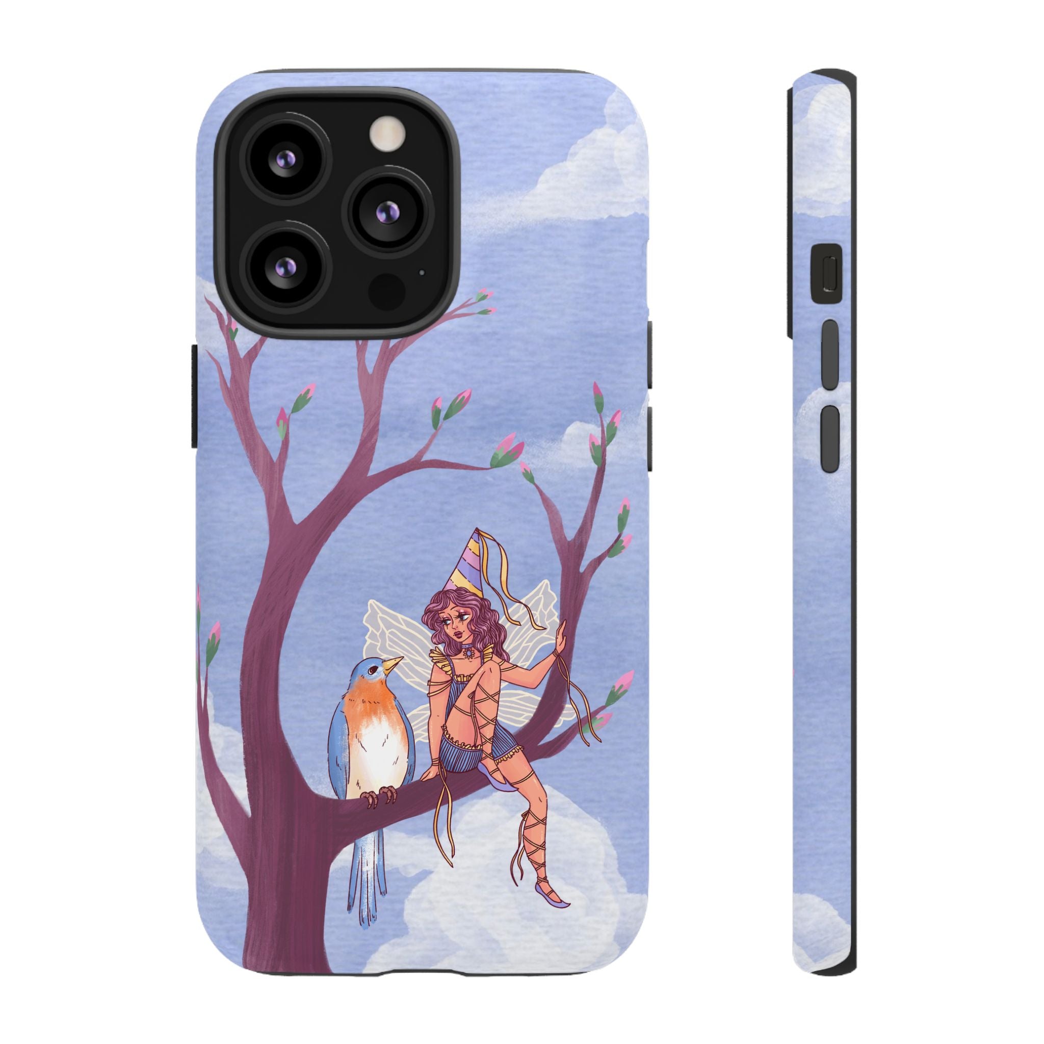 Blue Bird & Fairy Phone Case