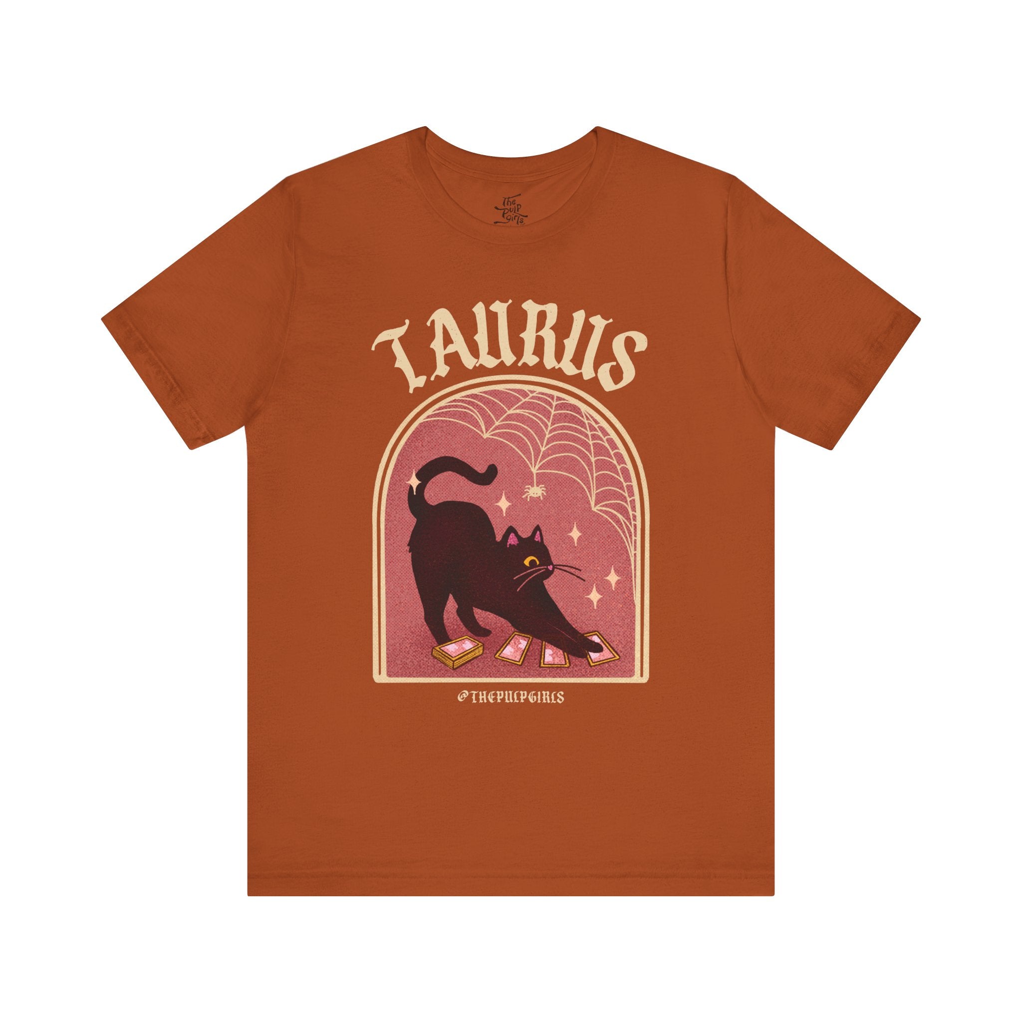 Taurus Spooky Cat Astrology Tee