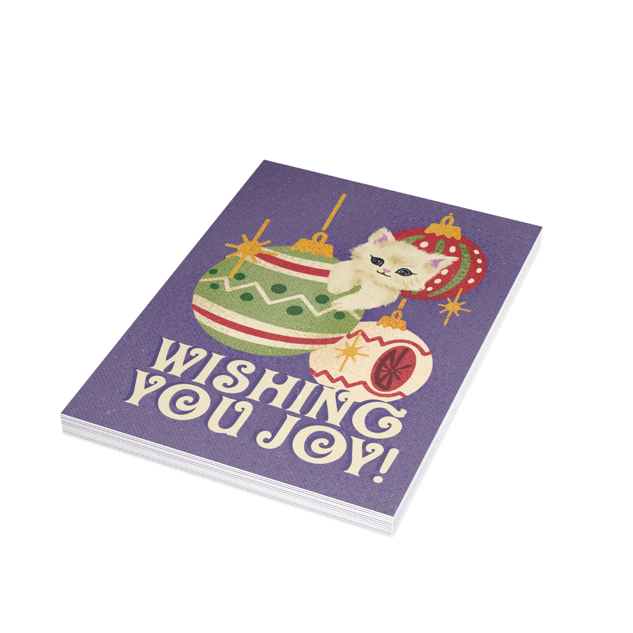 Feline Fine Holiday Greeting Card