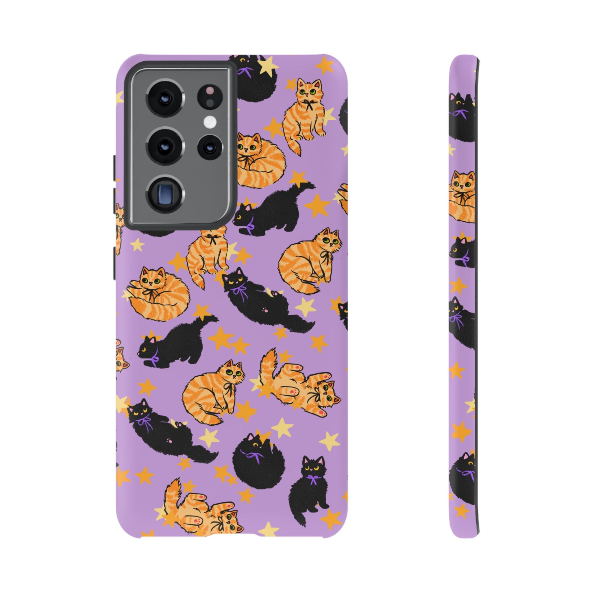 All The Kitties Phone Case - Purple