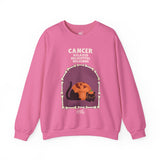 Cancer Halloween Cat Astrology Crewneck