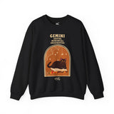 Spooky Gemini Cat Astrology Crewneck