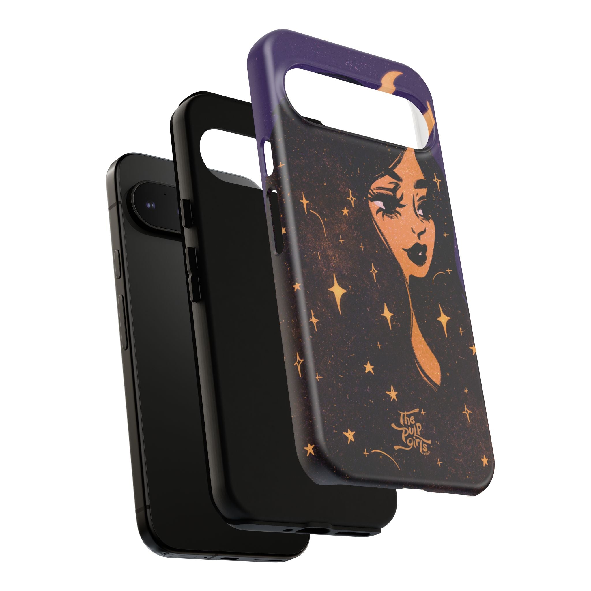 Moon Girl Purple Phone Case