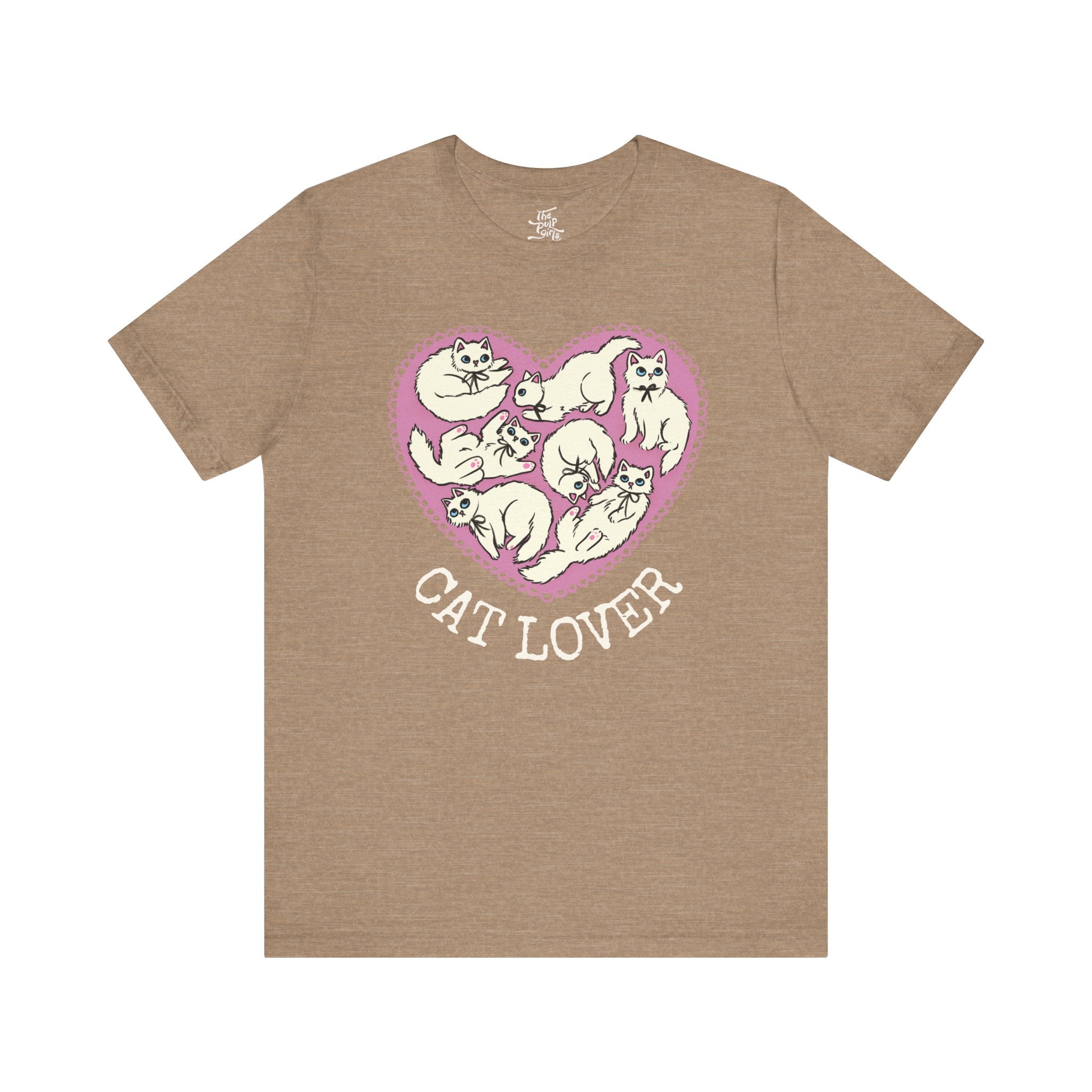 White Cat Lover Tee